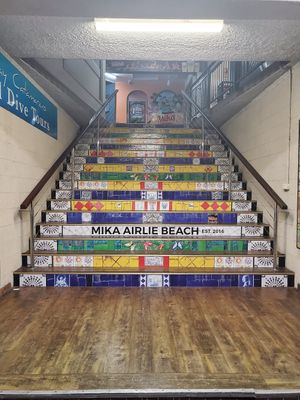 Stairs at Mika in Airlie Beach
