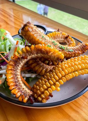 Corn ribs with chipotle mayo at Mika in Airlie Beach