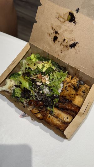 Teriyak Mushroom Tofu Bowl with rice  at Le Food in Subang Jaya