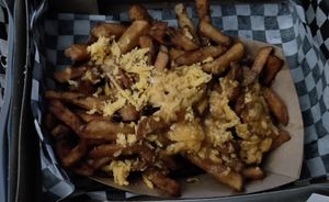 Small poutine at Dirty Dogs in Montreal