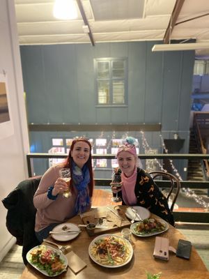 Enjoying our kft plates and loaded chips 😋 at GG Bistro in Christchurch