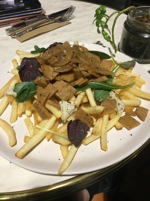 Loaded fries at GG Bistro in Christchurch