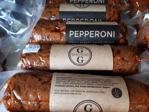 Vegan Pepperoni at GG Bistro in Christchurch