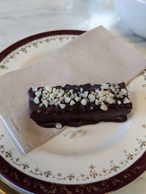 Peanut salted caramel chocolate bar at GG Bistro in Christchurch