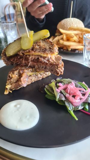 Reuben Sandwich at GG Bistro in Christchurch