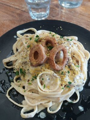 Pasta du jour at GG Bistro in Christchurch
