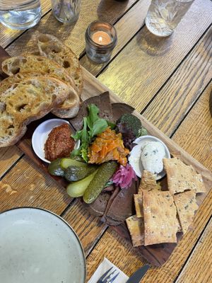 Antipasti plate  at GG Bistro in Christchurch