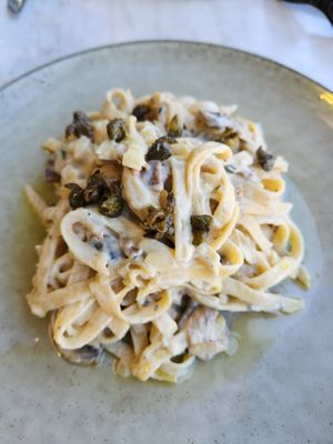 Carbonara at GG Bistro in Christchurch