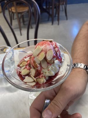 Ice cream sundae   at GG Bistro in Christchurch