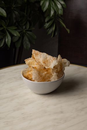 "Pork" Crackling at GG Bistro in Christchurch