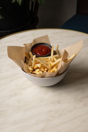 Fries at GG Bistro in Christchurch