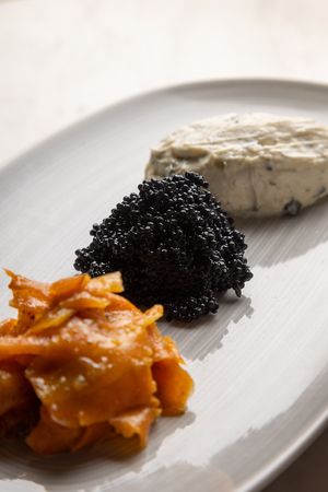 Seaweed Caviar at GG Bistro in Christchurch