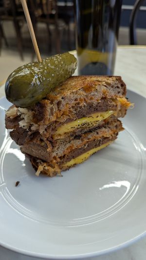 Reuben sandwich at GG Bistro in Christchurch