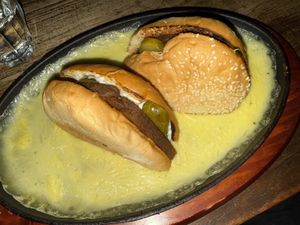 Cheeseburger  at GG Bistro in Christchurch