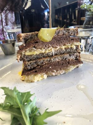 Vegan Reuben at GG Bistro in Christchurch