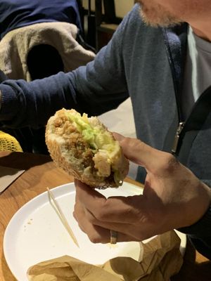 The end of another Fricken Burger 🤪🤪 at GG Bistro in Christchurch