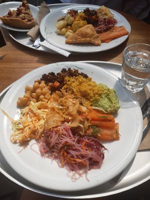 Lots of exotic choices 🌿 at Tibits in Lausanne