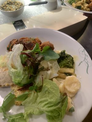 Lunch  at Tibits in Lausanne