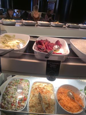 Lunch  at Tibits in Lausanne