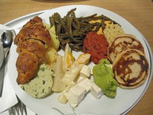 Breakfast example at Tibits in Lausanne