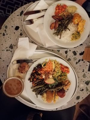 Great vegan lunch at Tibits in Lausanne