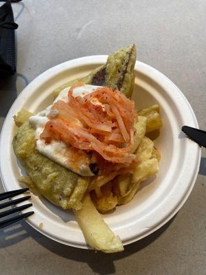 Smokey vish with kimchi at Pretend in Dublin