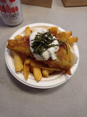 Original vish and chips at Pretend in Dublin