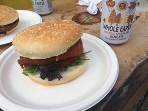 Smoked Vish Burger at Pretend in Dublin