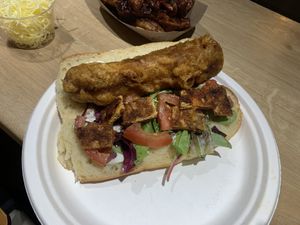 Carrot dog at Pretend in Dublin