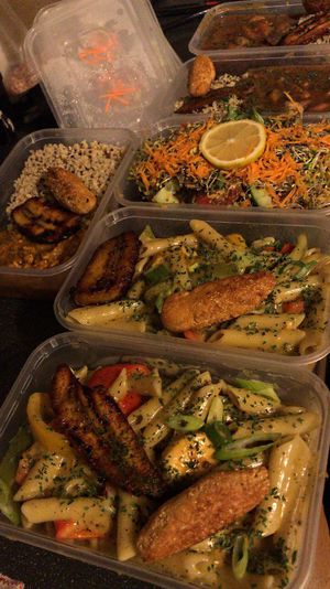 Vegan meal preps  at Blissful Kitchen  in North London