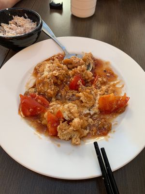 必點的「番茄旦」 at Qǐ Ruò Yǎ in Taichung