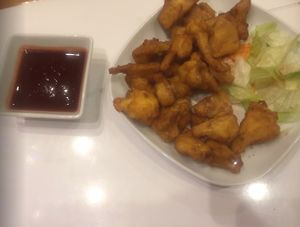 cauliflower nuggets at Taj Mahal in Poznan