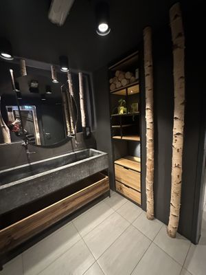 Vibey loos  at Hans im Glück in Frankfurt