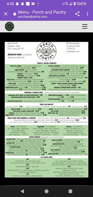  at Porch & Pantry in Mt Gretna