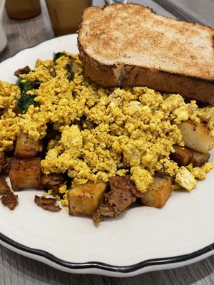 Scrambled tofu   at Porch & Pantry in Mt Gretna