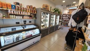 freezers and fridges at V.gan in Brussels