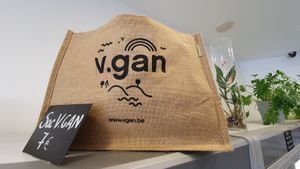 shopping bag at V.gan in Brussels