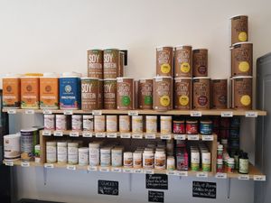 Inside at V.gan in Brussels