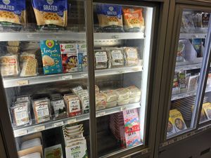 Fridge at V.gan in Brussels