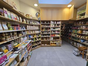 At the back at V.gan in Brussels