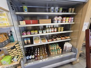 Fridge at V.gan in Brussels