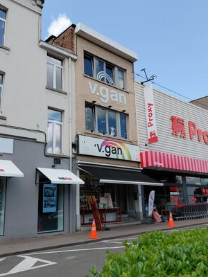 The store at V.gan in Brussels