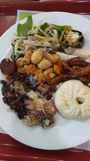 One of my sister's plates (she's not even vegetarian and loves it there!). at San Ro in Belo Horizonte