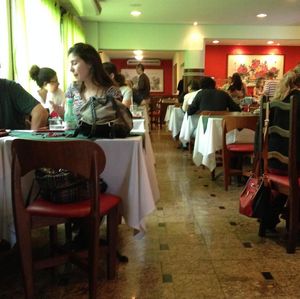 Interior of restaurant at San Ro in Belo Horizonte