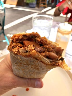 Super good vegan breakfast burrito  at Otro Cafe in Phoenix