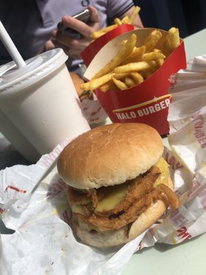 BBQ burger  at Halo Burger in South West London