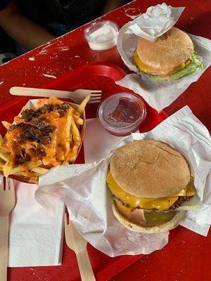   at Halo Burger in South West London