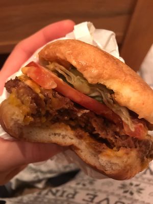 The halo burger  at Halo Burger in South West London