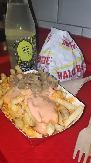 Dirty fries at Halo Burger in South West London