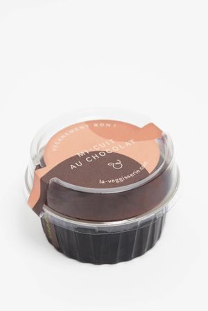 Chocolate mi cuit at La Veggisserie in Saint-arnoult
